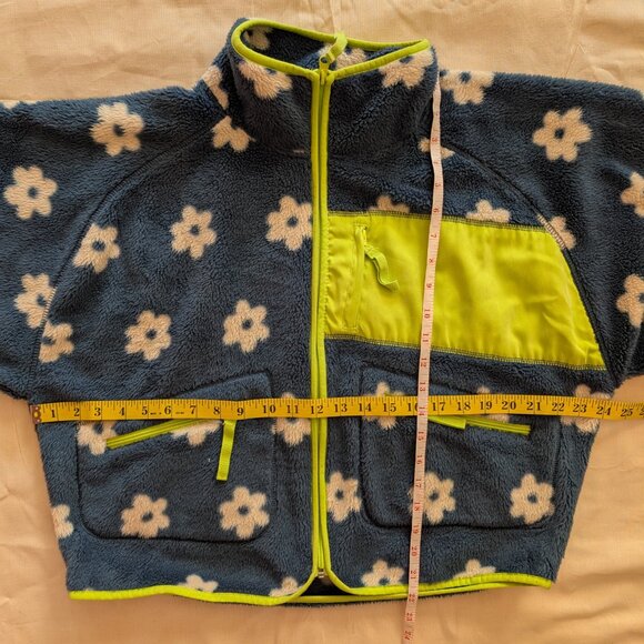 Urban Outfitters Blue and Yellow Floral Jacket - Picture 7 of 8